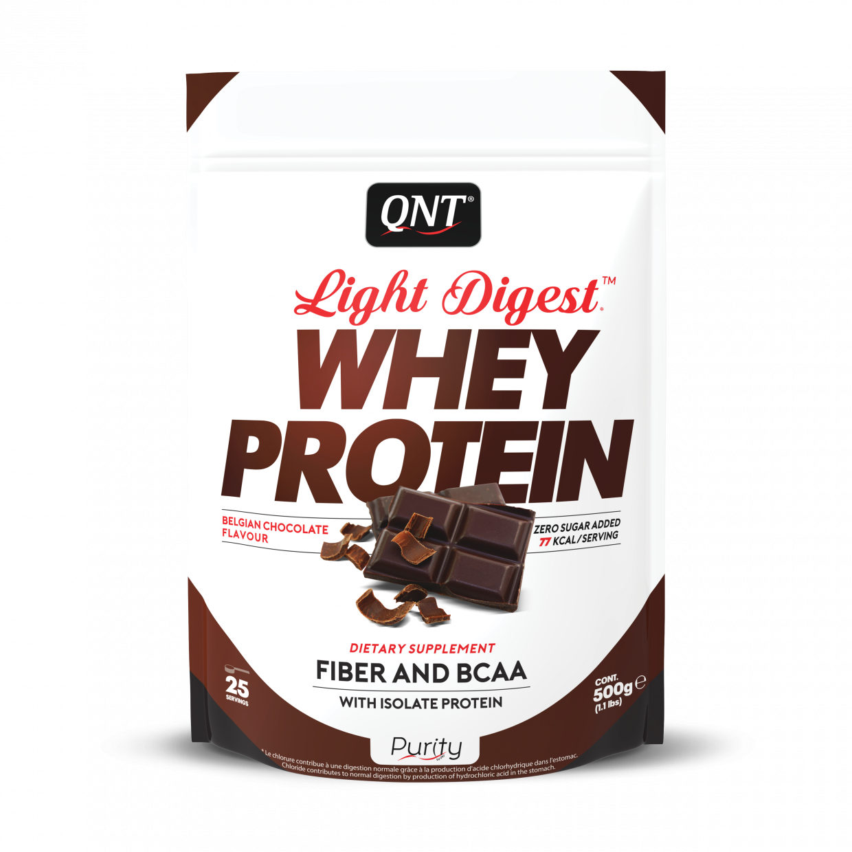 QNT LIGHT DIGEST Belgian Chocolate 500g Protein Malta