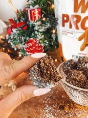 CHRISTMAS PROTEIN TRUFFLES