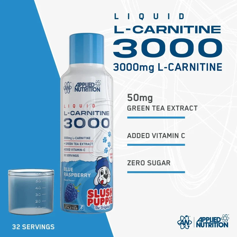 AN L-Carnitine Liquid 3000 slush pbl rberry 480 mL