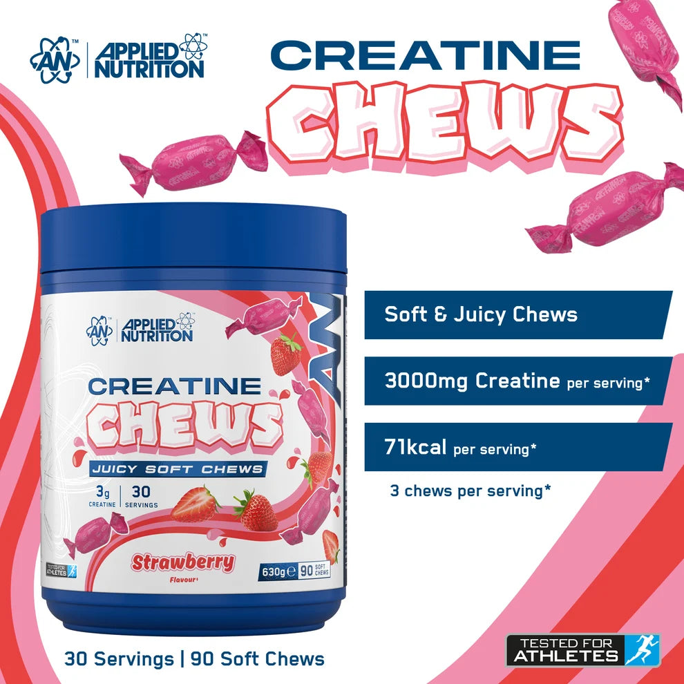 AN Creatine Chews Strawberry (90 Chews)