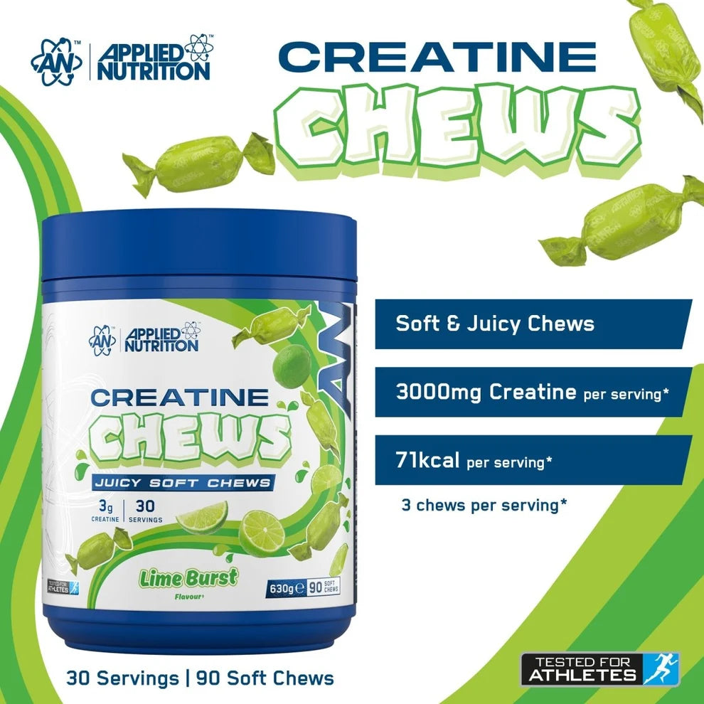 AN Creatine Chews Lime (90 Chews)