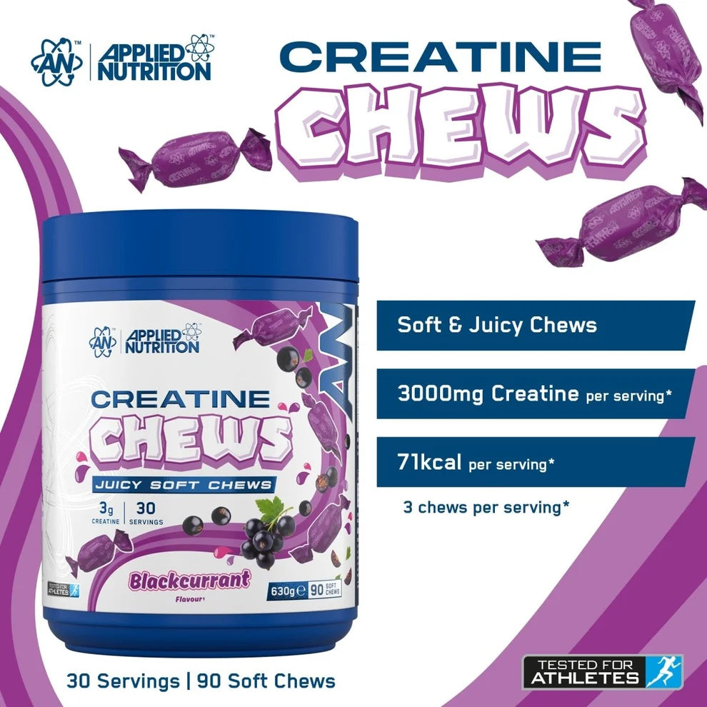 AN Creatine Chews Blackcurrant (90 Chews)