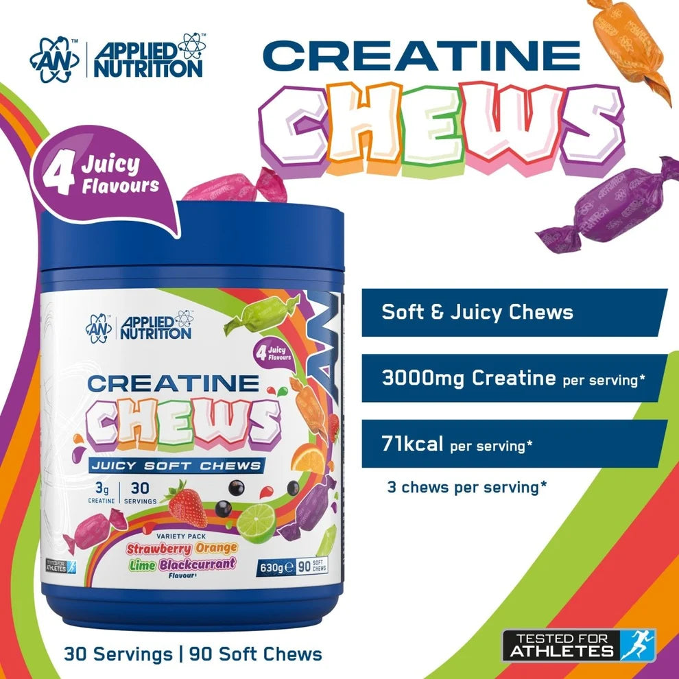 AN Creatine Chews Mixed Flavours (90 Chews)