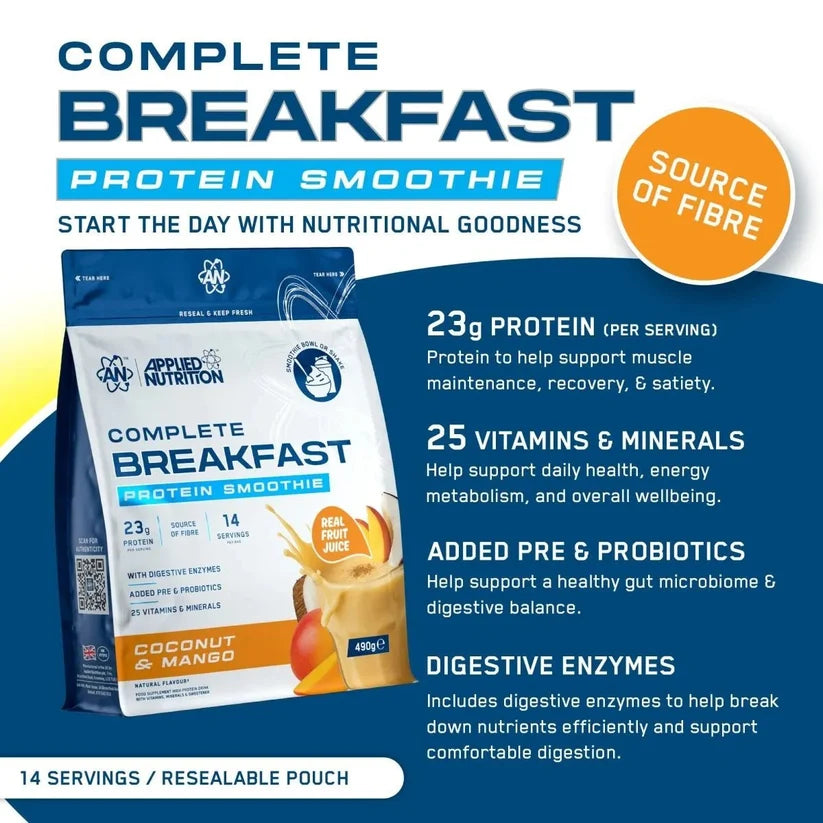 Applied Nutrition Breakfast Coconut & Mango 450g