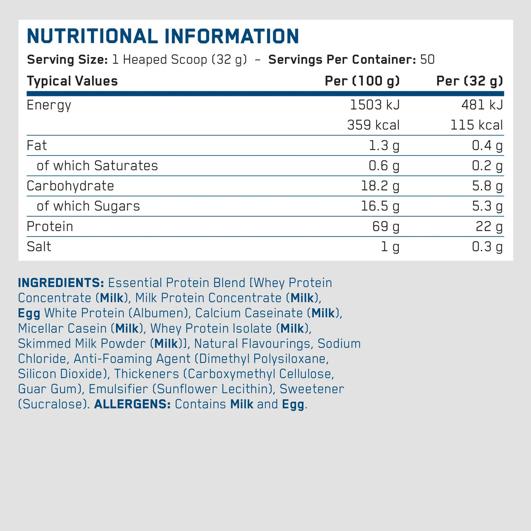 AN Essential Protein Cookies N Cream 1.6Kg