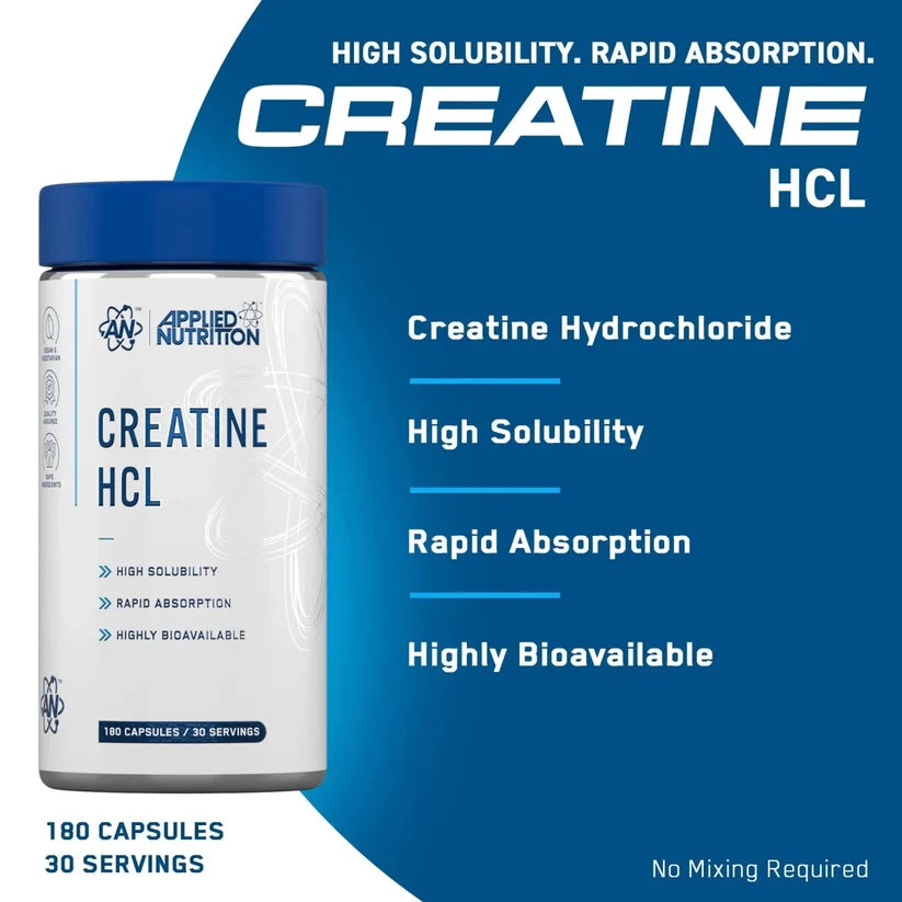 Applied Nutrition creatine HCL capsules