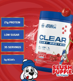 Load image into Gallery viewer, Clear Whey Slush Puppie Cherry Chill 875g