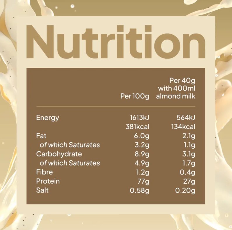 SPR Post Workout Protein Smoothie Vanilla Caramel