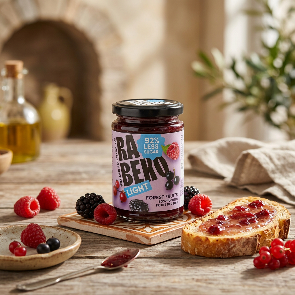 Rabeko Products Extra  Light Forest Fruits Jam230G