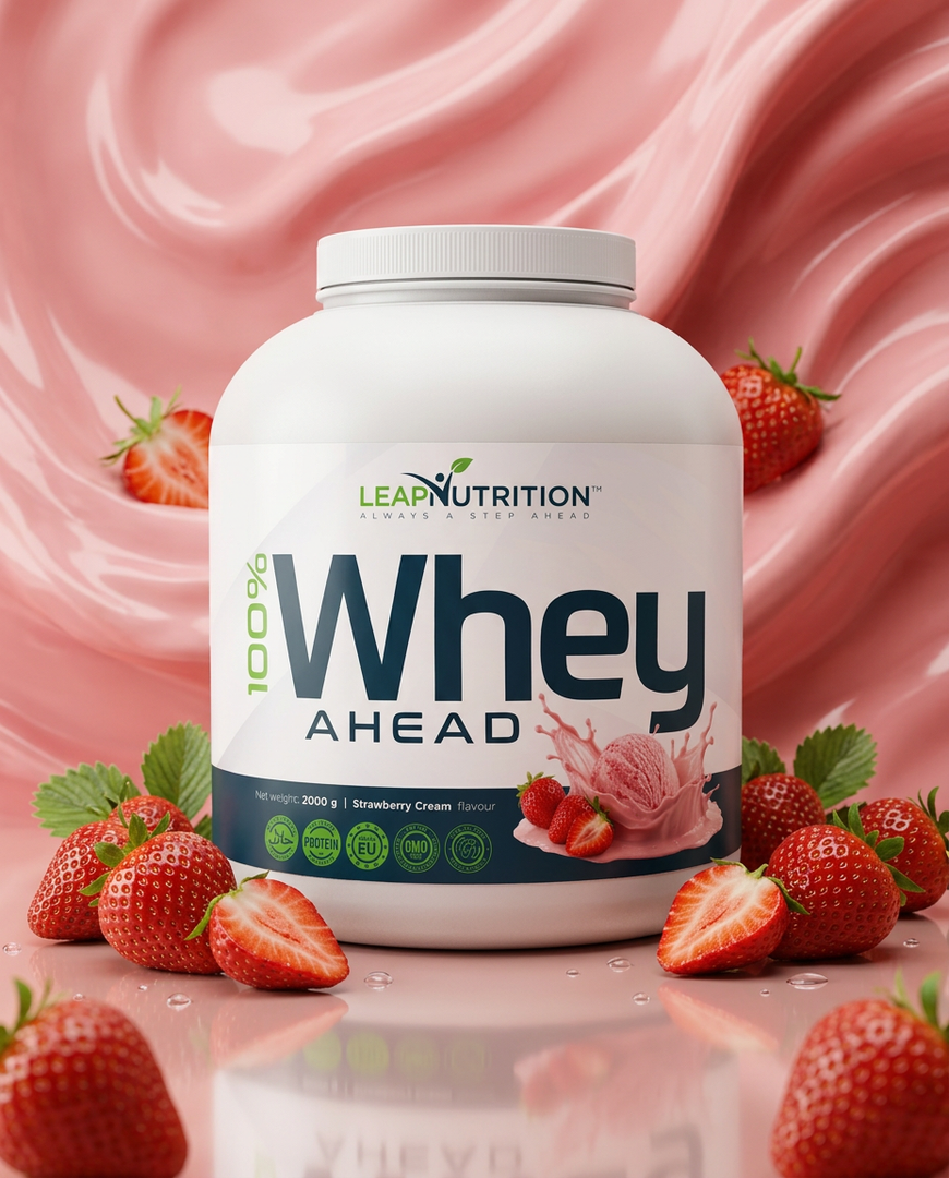 Leap Nutrition Whey Ahead Strawberry 2Kg