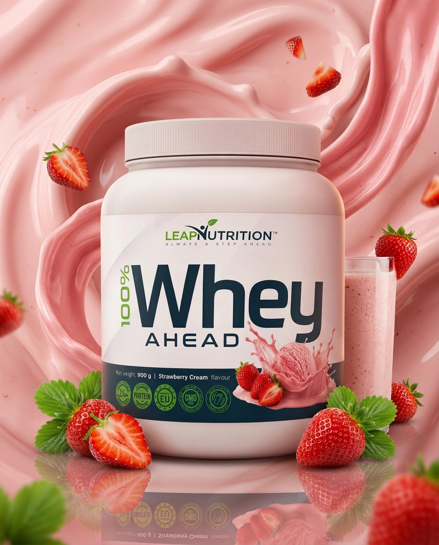 Leap Nutrition Whey Ahead Strawberry 900g