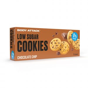 Body Attack Low in Sugar Chocolate Chip Cookies