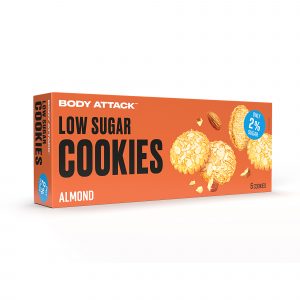 Body Attack Low in Sugar Almond Cookies