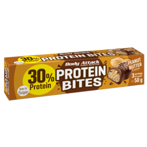 Body attack 30% protein protein bite peanut