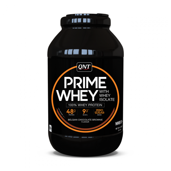 QNT prime whey with whey isolate chocolate brownie