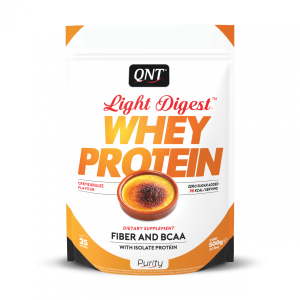 QNT light digest whey protein creme brulee