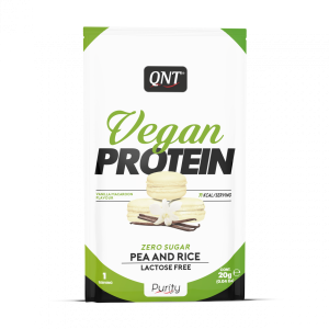 QNT vegan protein zero sugar vanilla
