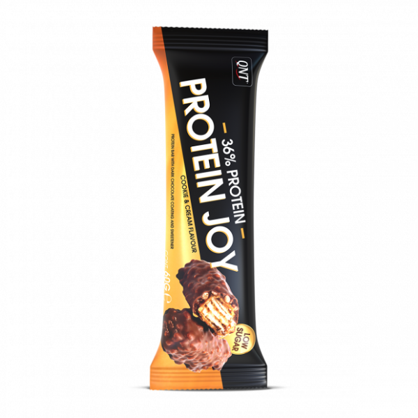 QNT protein joy protein bar cookies and cream dark chocolate