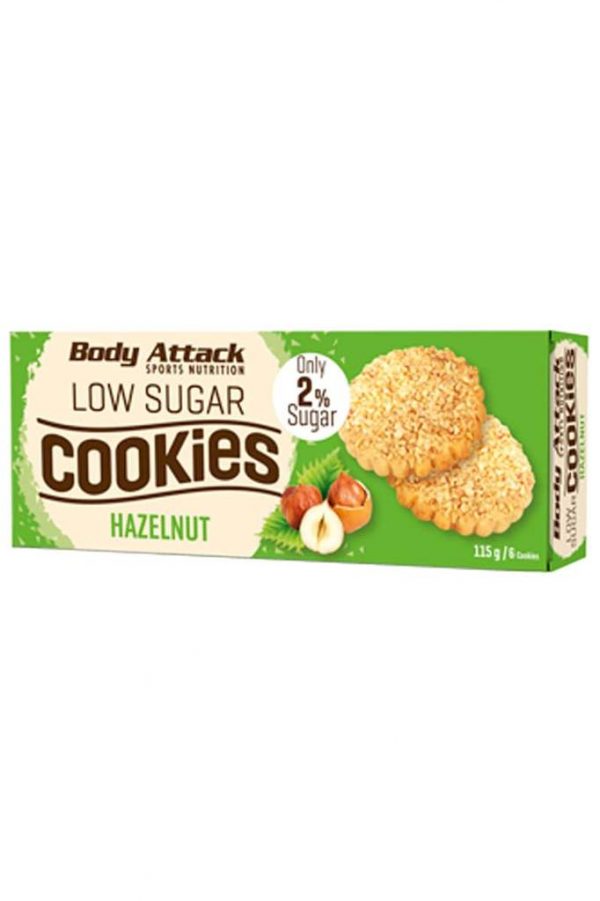 Body Attack low sugar cookies hazelnut