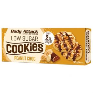 Body attack low sugar cookies peanut choc