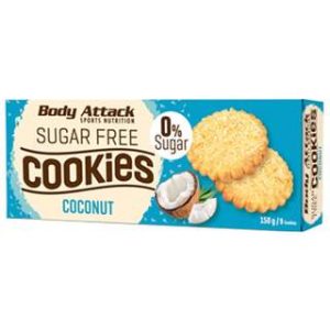 Body attack sugar free cookies coconut