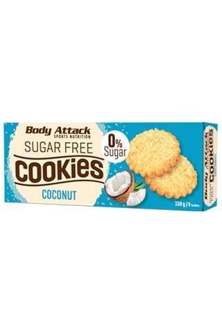 Body attack sugar free cookies coconut