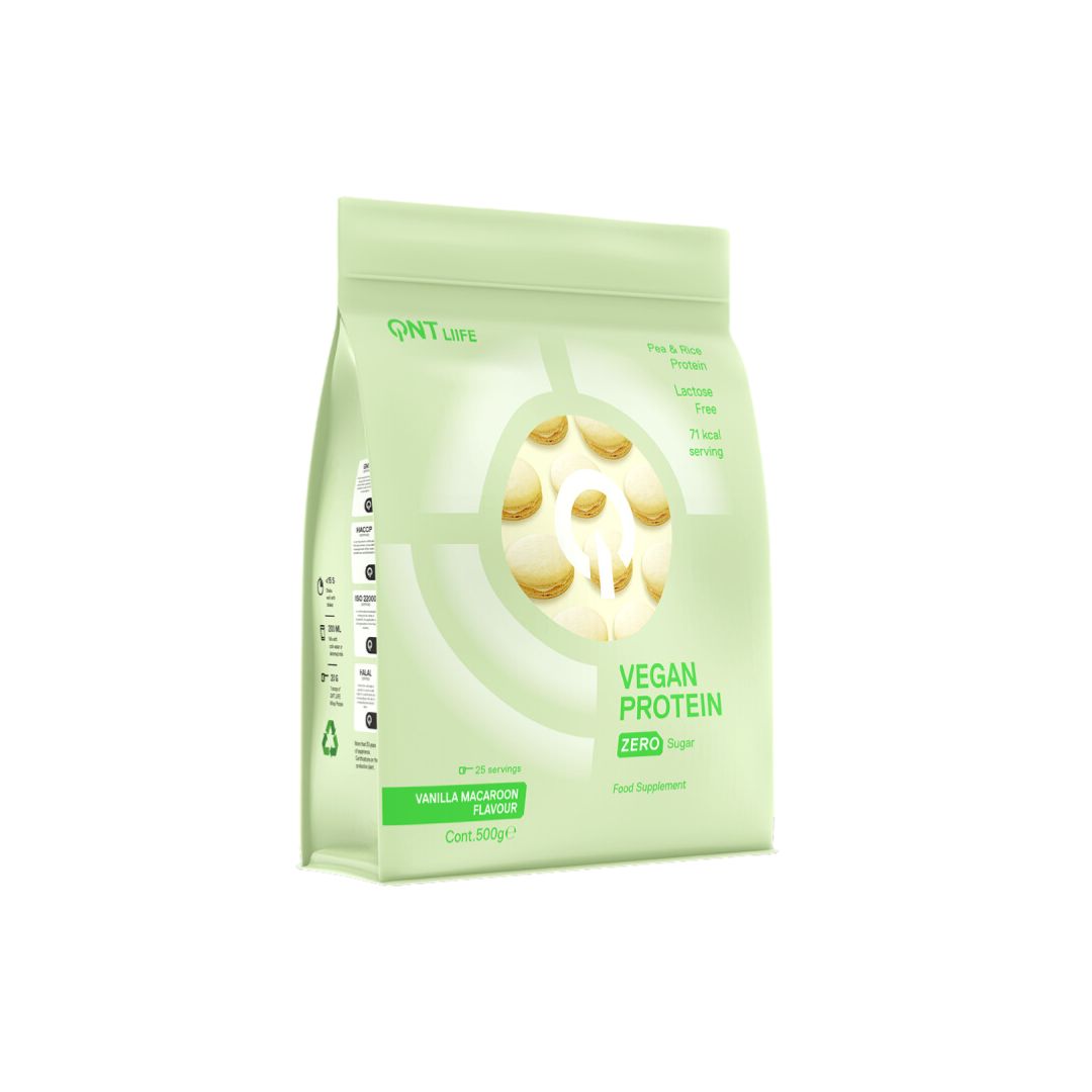 QNT Vegan Protein Vanilla Macaroon 500g