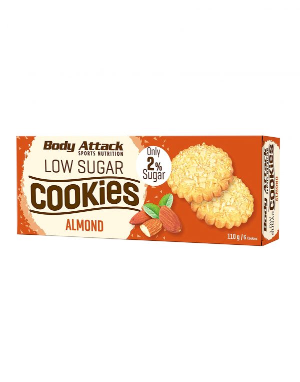 Body attack low sugar cookies almond