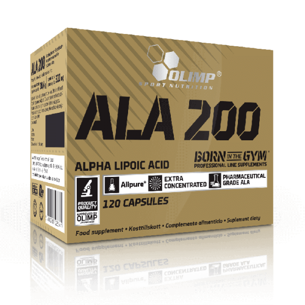 Olimp ALA 200 alpha lipoic acid 120 capsules