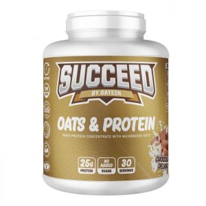 oatein oats and whey succeed protein chocolate