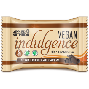 Applied Nutrition Indulgence Vegan belgian chocolate caramel protein bar