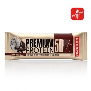 Nutrend Premium Protein Bar 50% Cookies and cream