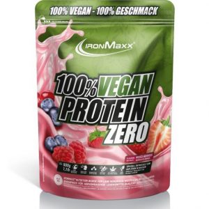 Ironmaxx 100% vegan protein zero berries