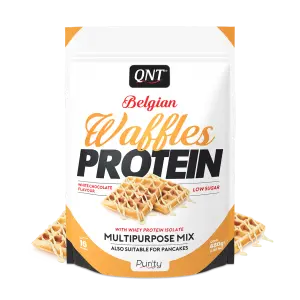 QNT protein waffles white chocolate