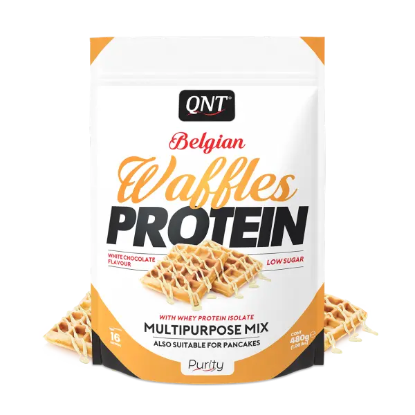 QNT protein waffles white chocolate
