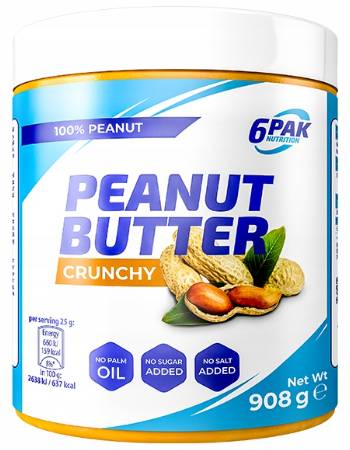 6pak peanut butter crunchy 908g