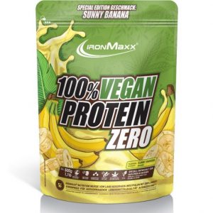 Ironmaxx 100% vegan protein zero banana