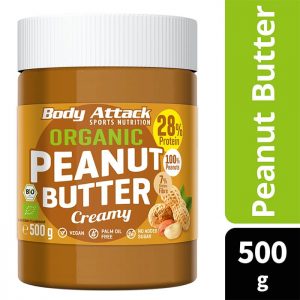 Body Attack Organic Peanut Butter Creamy 500g