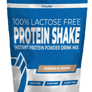 Ovowhite 100% lactose free cookies and cream flavour 1000g