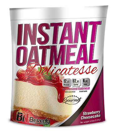 Beverly nutrition instant oatmeal delicatesse strawberry cheesecake flavour
