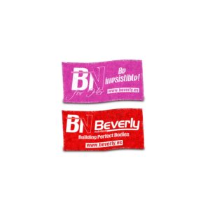 Beverly Nutrition Gym Towel in black and Red