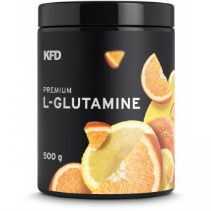KFD premium L-glutamine amino acid Orange and Lemon Flavour