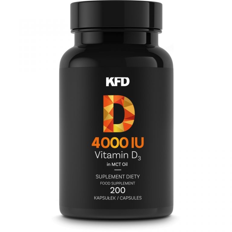 KFD Vitamin D3 4000 iu - 200 caps - Protein Malta