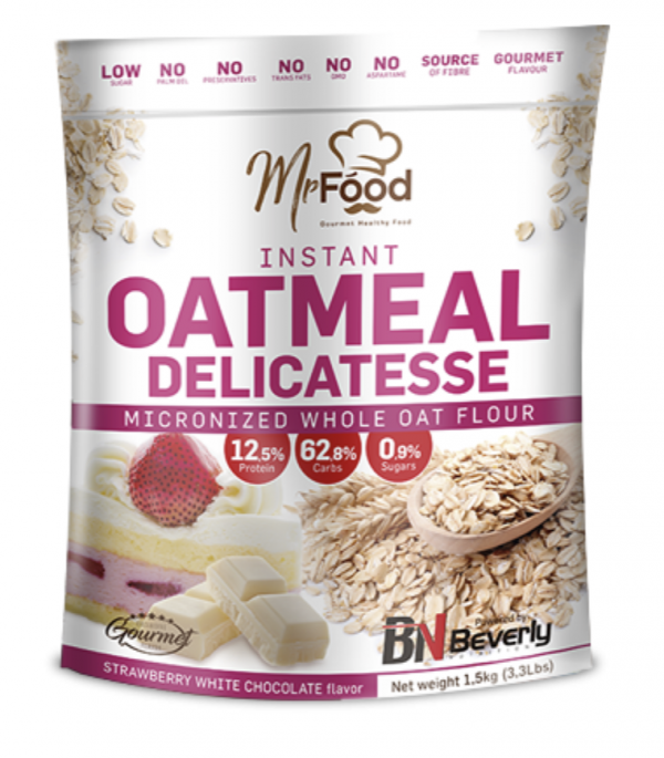 Beverly Nutrition Instant Oatmeal strawberry white chocolate