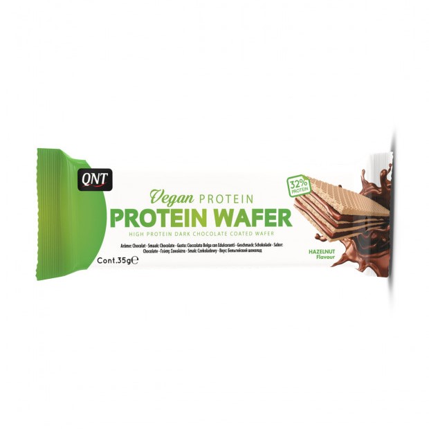 QNT Vegan Protein Wafer Hazelnut 35g Protein Malta