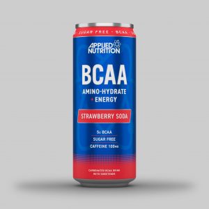 Applied Nutrition Bcaa amino hydrate energy drink + caffeine strawberry soda