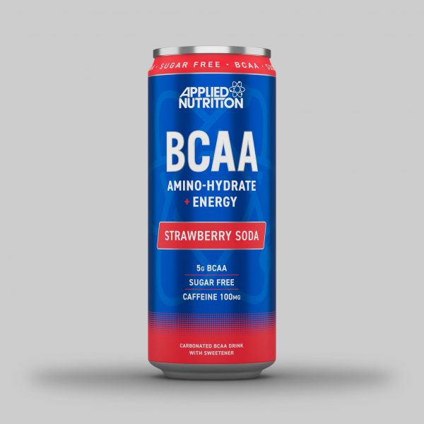 Applied Nutrition Bcaa amino hydrate energy drink + caffeine strawberry soda