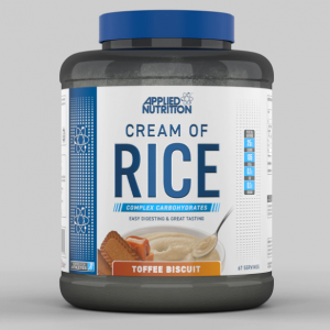 Applied Nutrition Cream Of Rice Toffee biscuit