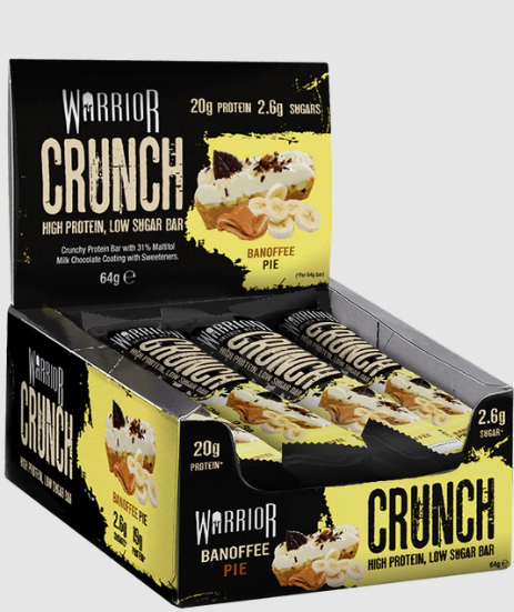 Warrior Crunch Protein Bar Banoffee Pie