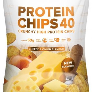 Ironmaxx Protein Chips 40 Cheese and Onion